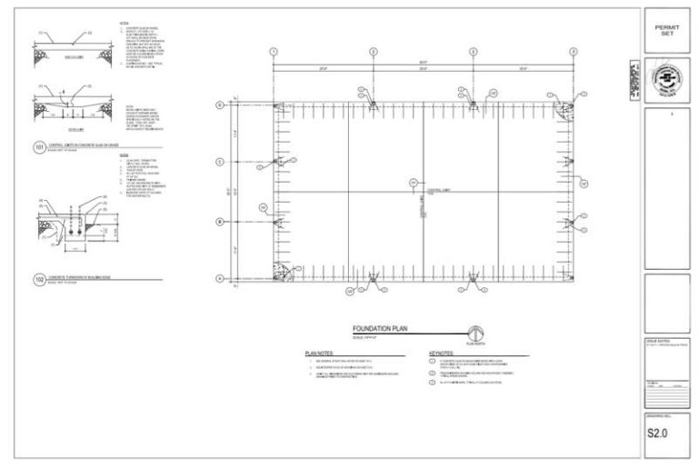 Metal Building Foundation Design Package | QE Engineering